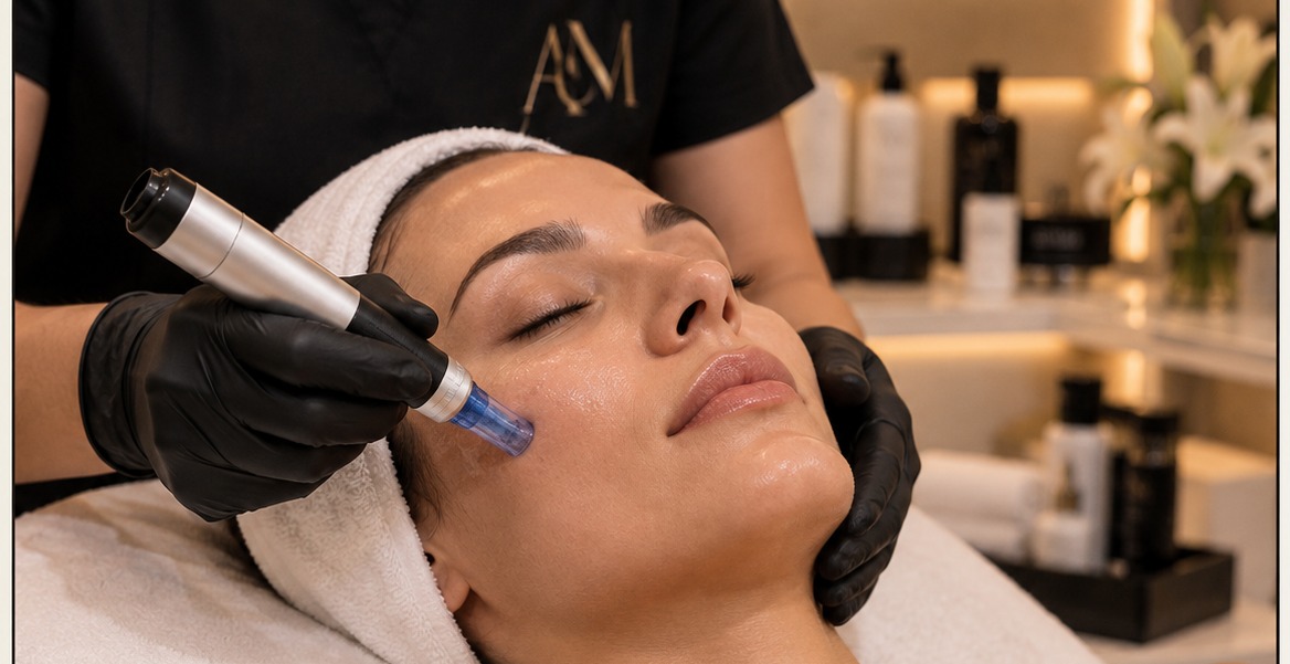 Tratamiento de microneedling con Dermapen en AM Estética Avanzada
